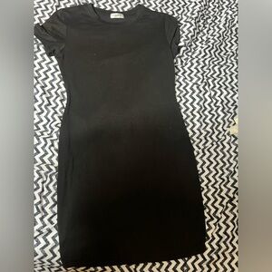 black dress bodycon porscha